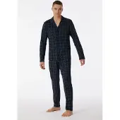 Schiesser Pyjama Schiesser Homme 180272 Nightblue-Taille 50
