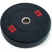 Olive Hi Temp Olympic Bumper Plate 25kg Noir 15 kg