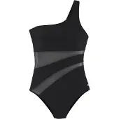 LASCANA Maillot de bain gris / noir