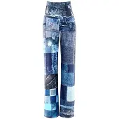 Winshape Pantalon de sport 'CUL101C' bleu nuit / bleu denim / bleu clair