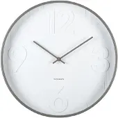 Karlsson - Horloge murale Ayuno - Gris foncé - Ø40cm