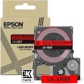Epson LK-4RBF ruban 12 mm (d'origine) - noir sur rouge fluo
