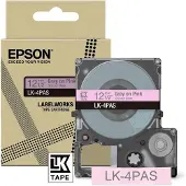 Epson LabelWorks LK-4PAS - Rose clair/Gris - Rouleau (1,2 cm)