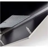 NOVY Hotte décorative murale 90cm 550m3/h noir - - 7612 - flatline