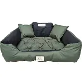 AIO Factory Grand lit pour chien et chat Vert - Kingdog Taille XL 115 x 95 cm