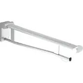 Keuco Stützklappgriff PLAN CARE WC 700mm Alu sil-elo/sw