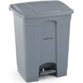 Hendi Tret-Abfalleimer, 68L, Hellgrau, 490x410x(H)660mm