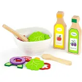 Viga Set de salade d'aliments de jeu