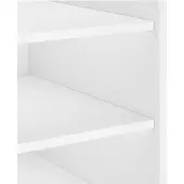 vidaXL Table de chevet blanc 45x50x50 cm bois d’ingénierie