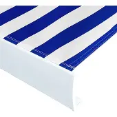 vidaXL Toile de store bleu & blanc 400x300 cm