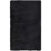 vidaXL Tapis shaggy à poils longs NAVARRA noir 80x150 cm polyester