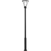 LUCANDE Luminaire Extérieur , Elario, Noir, Aluminium, Moderne