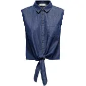 ONLY Chemisier 'JDYKAI' bleu denim