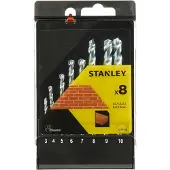 Stanley 1 X EMBOUT MUR EN SET lot de 8 pcs (de 3 A 10 mm)