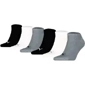 Puma Chaussettes gris chiné / noir / blanc