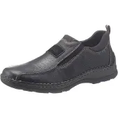 Rieker Chaussons de ville pour hommes, modèle pantoufle, couleur noire, pour un usage décontracté