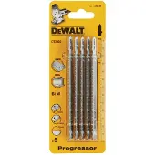 DeWalt Set de 5 Lames pour Scie Sauteuse Universel (T345XF)