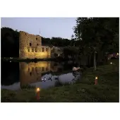 SLV 229020 Rusty Round 40 Outdoor free standing light Energy-saving bulb E-27 11 W Iron (rusty)