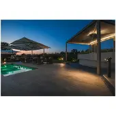 SLV Theo Pathlight Pole Double Outdoor Lampadaire GU10 anthracite 2 flammes orientable