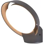 Lutec Lampe d’extérieur ronde Polo Anthracite de conception