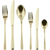 Sambonet Taste Edelst./PVD Champag. Besteck 36tlg.Vh. S0097-S00549-S0044 52553P83