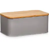 Zeller Boîte à pain, Stockage du pain, Marron, Gris