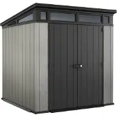 Keter Artisan 7x7 Abri de jardin 214 x 226 x 218 cm, plastique, gris/anthracite 17203426