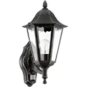 Eglo Navedo Applique S Noir 1 Point Lumineux avec Capteur