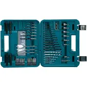 Makita D-47248 Drill Set 100 Units Bleu