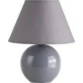 Brilliant Lampe de table grise Primo