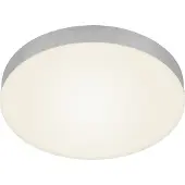 Briloner Plafonnier LED LEUCHTEN FLAME, 21 W, 2000 lm, IP20, couleur argent, métal-plastique, Ø 27,8 cm
