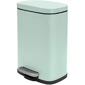 Spirella Récipient cosmétique , 5 litres, en acier inoxydable, modèle "Akira", pour salle de bain