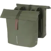 Basil Sacoche double City 28-32 litres 12 x 29 x 30 cm - Moss Green
