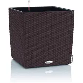 Lechuza Jardinière CUBE Cottage 50 ALL-IN-ONE Moka