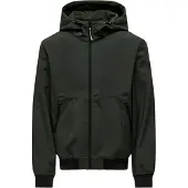 Only & Sons Veste mi-saison 'ONSBowie' vert foncé / noir