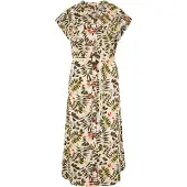 Apricot Robe ' ' beige / vert foncé
