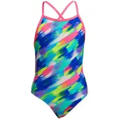 Funkita Diamond Back Swimsuit Multicolore 12 Years Filles