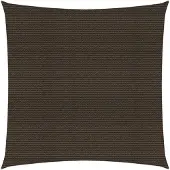vidaXL Voile d'ombrage 160 g/m² Marron 6x6 m PEHD
