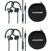 Grundig Ecouteurs avec micro 2ass PL (Filaire), Écouteurs, Noir