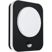 Eglo 99584 MADRIZ LED Applique murale/plafonnier d'extérieur 2x3,6W Capteur noir blanc blanc chaud IP44