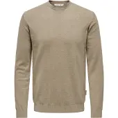 Only & Sons Pull-over 'ONSLoui' beige foncé