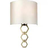 Elstead Lighting Clark Applique E27 Medium Laiton vieilli Ivoire (E27)