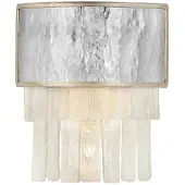 HINKLEY Applique murale glamour Reverie, or champagne, 2xE14x40W, cristal, dim. : 35,6 x 30,5 x 11,4 cm, IP20,