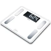 Beurer 73573 Körperanalysewaage BF 410 SignatureLine weiß für max. 200,0 kg