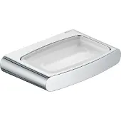 Keuco Porte-savon avec support Elegance 11655019000 chromé cristal véritable mat