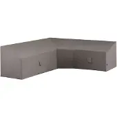 Madison Housse de salon de jardin en forme de L 270x270x65/90 cm Gris