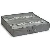 Zeller Boîte de rangement pour chaussures, flexible, gris, 60 x 60 x 13 cm, 14610