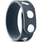 Huismerk - cockring réglable - silicone gris - taille L