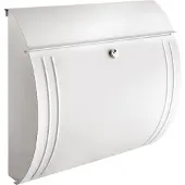 Burg wachter MODENA 857 W boîte aux lettres tôle d'acier blanc (MODENA 857 W) (12.70 x 36 x 33.50 cm)