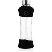 EQUA Active bouteille d'eau en verre Black 1 pcs